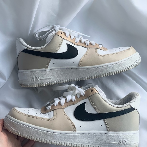 Nike Shoes - Light tan af1s